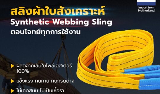 สลิงผ้าใบสังเคราะห์ (Synthetic Webbing Sling)