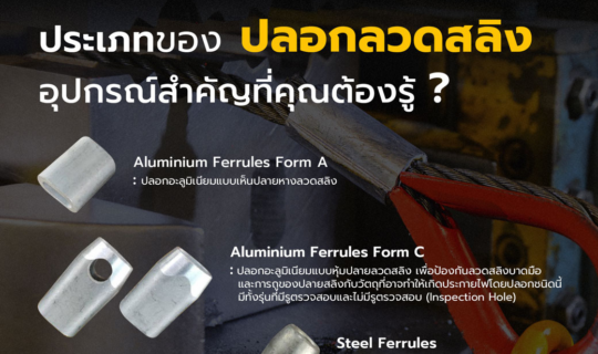 ปลอกลวดสลิง (Ferrules)